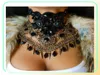 Dvacaman Brand 2017女性のためのBlack Big Chokers Boho Party Maxi Statement Necklace Collar Jewelry Gift Femme Bijoux L80 J3635780