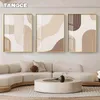 Nordic Beige Orange Lignes Affiches Impressions Mindicalistes peinture murale Toivas Pictures Chambre Salon Decoration Art Decoration 240425