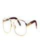sell buffalo horn glasses luxury metal screw santos sunglasses brown black clear lens wooden legs eyewear for men with origina6639563