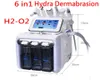 Multifunzionale 6in1 H2 O2 Hydra Facial Dermabrasion Hydro Microdermoabrasion peeling Violo per la pulizia della pelle Acqua Acqua Spray 6073010