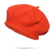 Beretti 20 colori Cappelli in lana inverno autunno per donne artisti francese Cappello da pittore di berretti di beret femminile berretti per cappellini caldi