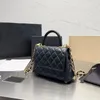 LOULS VUTT Designer Bags Luxury Handbags Gold Chains Purse Shoulder Bag For Women Lady Portable Tote Handbags Caviar Cowhide Purse Wome Swjp
