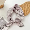 Sjaals keuze katoen vrouwen nek haar sjaals afdrukken kleine vierkante sjaal voor Koreaanse professionele damesbanden