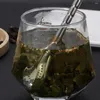 Cucharadas de té cuchara de paja filtro de agua potable para beber cafetería desgarrable cafetera de té tea waterware cucharas vajillas
