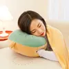 Kissenwagen Klimaanlage Quilt Nickerchen Decke Cartoon Süßes Obst Drei-in-eins-Flanellschlafgeschenke