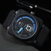 Bekijk horloges AAA 2024 Product Micro Mens Fashion B Square volledig automatisch mechanisch tape horloge heren horloge