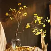 Kwiaty dekoracyjne sztuczna imitacja rośliny hortensja 1pc impreza jedwabiu Rozmiar: 71 cm Patio ślubne Patio Materiał: Żelazne fałszywe dekoracje kwiatowe