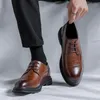 Sapatos casuais Primavera e outono Britânico Madure Business Gentleman apontou lazer tudo o tamanho grande