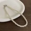 Collier enveloppé de perles multiprices luxe et niche chaîne de clarbone haut de gamme