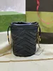 10a Designer Tassen Mini Bucket Bag 17cm 575163 Echte lederen schoudertas Lady Crossbody Bag met doos G023