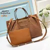 Large capacity fashion Tote bag woven Tote temperament All-in-one shoulder bag 25*18*12