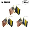 Brooches U.S.A. & Bosnia Frendship Lapel Pin Pins Flag Badge Brooch Badges