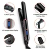 Professional Portable flat iron fourth gear ceramic hair straightener and curler 2 in 1 device 240425