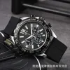 Titta på klockor AAA 2024 Hot Selling Mens 6-Pin Steel Strap Quartz Second Running Otm Watch Solid Strap Watch Mens Watch