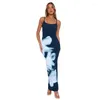 Badrumsutgångar Bikini 2024 Kvinnor Beach Dress Ins Sexig Halter Print Slim Fit Buttock Spandex badkläder täcker baddräkt