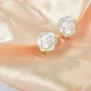 Brincos de costas Falsa de encerramento do esmalte de esmalte para mulheres Moda Moda Branca simulada Pearl Jóias Ear manguito de casamento Gift Gift