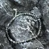 Enkelbanden Boheemse 4 mm stenen kralen Anklet voor vrouwen kleine charme zomer strand op blote voeten voetketen sieraden Tobilleras