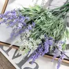 Decoratieve bloemen chic vers bijhoudende tafel centerpieces nep lavendel prachtig weerbestendige kunstmatige bloemenfeestdecoratie