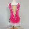 Stage Wear Liuhuo Rhythmic Gymnastics Tuchard Pink Competitief Performance Pak