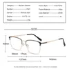 Lunettes de soleil prescription Myopie personnalisée Lunes de myopie -0,5 à -10 hommes Femmes Frame en alliage haut