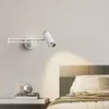 Muurlamp Minimalistisch LED BED -BEDBAAD LADING VOOR SLAAPKAMER Woonkamer SCONCE LICHT HUIS DECORE AMPLATTEREN