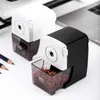 Deli Rotary Pencil Slanner Machine Cutter Office Stationery School Hand Crank Supplies 0610B 240429