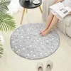 Teppiche Wohnzimmer Runde Teppich Stuhl Matten Anti Slip Küchen Schlafzimmer Badet Fußmatte Kinder Spielbodenpolster Home Dekoration