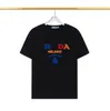 T-shirt designer Maglietta MMS casual con top manica corta stampata in vendita abiti hip hop da uomo di lusso