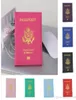 Nette USA Passport Cover Women Pink Reisepasshalter Amerikaner Cover für Passport Girls Case Beutel Pasport DLH1054068041