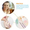 Makeup Brushes 5 Pcs Retractable Lip For Scrub Lipstick Applicators Portable Concealer