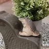 Figurine decorative Animali creativi Sculture Craft Fence Backyard Cine Solid Crocodile Garden Statue Figurina artistica durevole per parchi