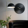 Wall Clocks Nordic Home Decor Clock Living Room Simple Modern Design Metal Fan Mute