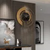 Настенные часы часы современный дизайн домашний декор Большой роскошный немой арт