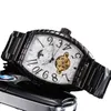 Guarda gli orologi AAA 2024 MENS TRASPAREnt Automatico Ghost Mechanical Ghost Hecket Orologio da vino francese