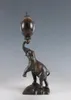 Antiek Europeaan voortreffelijke koperen klassieke mechanische olifant Clockgtgtgt 566902222