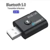 2 IN1 Adaptador Bluetooth Wireless USB 5.0 Bluetooth do Transmitido para Lapto do Lapto de TV de Computador Receptor Bluetooth