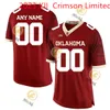 Zion Ragins Xavier Robinson Oklahoma Football Jersey McKade Mettauer Andrew Raym Jacob Sexton Custom zszyte koszulki Oklahoma