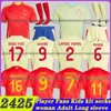 2024 Jerseys de football Pedri 24 25 Lamine Yamal Rodrigo Pino Merino Sergio M.asensio Ferran Hermoso Redondo Caldentey Men Kid Kit Kit Football Shirt