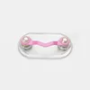 Broches magnetische schattige roze roze bril houder hang pins vleermuis vorm kristal parel headset lijn clips multifunctionele draagbare gesp