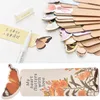 5 -stcs/lot kawaii dieren vlinder bladwijzer papierboek markeren creatieve decoratieve kaarten school briefpapier