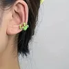 Rücken Ohrringe Tier Design Frosch Ohrklammern lustiger Komfort Fit Niedlichen Clip-on-Schmuck nicht piercing modische schicke Manschette Freizeitkleidung