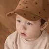 Caps chapeaux lettre imprimé bébé chapeau broderie coton été neuf-né fille de baseball caps ajusté en plein air bébé hip-hop