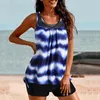 Frauen Badebekleidung gestreiftes zweiteilige Tankini Frauen Badeanzüge Sommer Beach Anzug Bikini Badeanzug Badeanzüge Schwimmkleidung Kleidung