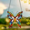 Декоративные фигурки бабочка витража витража подвесные панели ручной работы ручной работы для декора