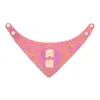 Appareils pour chien bandana motif de texte Bibs Scarf