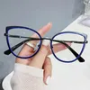 Okulary przeciwsłoneczne Cat's Eye Retro Blue Light Blokowanie okularów