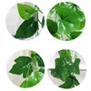 Decorative Flowers Artificial Green Hanging Vines Plants Fake Leaf Garland Wall Vine Decor For Home Wedding Party Room Garden Decorations