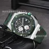 Watch kijkt aaa een Zwitserse high-end six naald herenkwarts horloge heren siliconen tape sport horloge batch