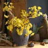 Kwiaty dekoracyjne sztuczna imitacja rośliny hortensja 1pc impreza jedwabiu Rozmiar: 71 cm Patio ślubne Patio Materiał: Żelazne fałszywe dekoracje kwiatowe