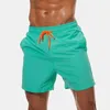 Herren -Shorts Heavywood Summer Beach Feste Farbe atmungsaktiv